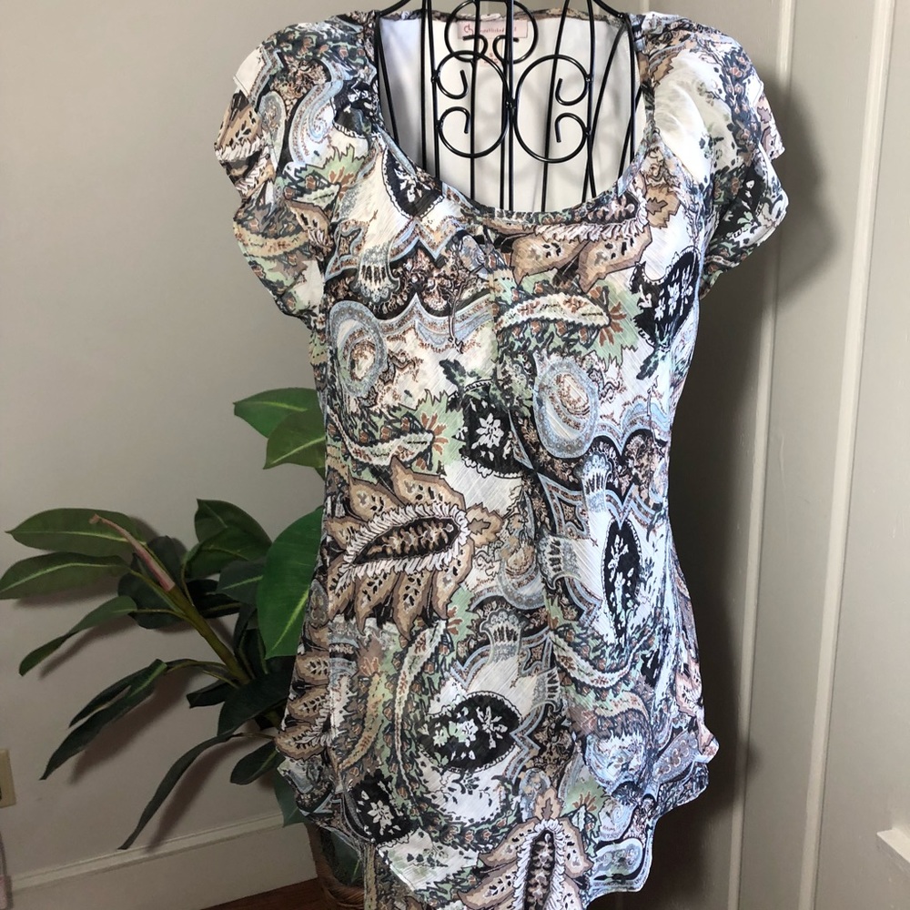 Dress Barn Patterned Top